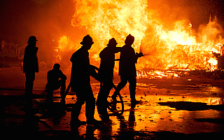 W czasie trzech dni świąt w 720 pożarach zginęło 10 osób. Najtragiczniejsza była Wigilia